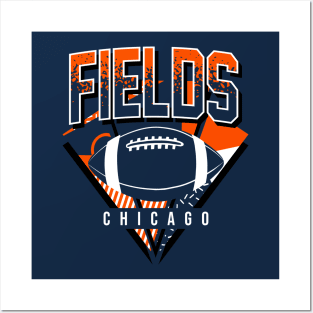 Fields Chicago Football Retro Posters and Art